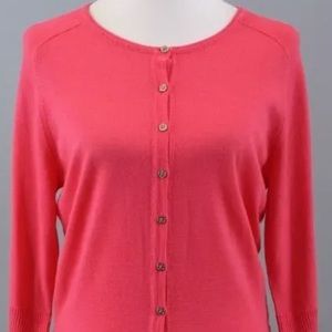 Beautiful Pink Tory Burch cardigan!!!!